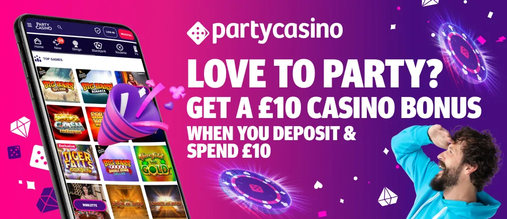 Party Casino £10 Bonus
